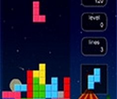 Gökyüzü ve Tetris oyunu oyna